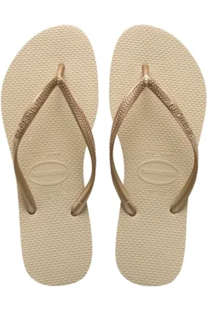 Havaianas Slim, Tongs Élégantes, Durables et Polyvalentes, avec Semelle Texturée en Caoutchouc pour Adhérence et Support, Femme