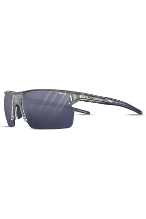 Julbo Outline Lunettes de Soleil, Noir Translucide/Bleu, Taille Unique Homme