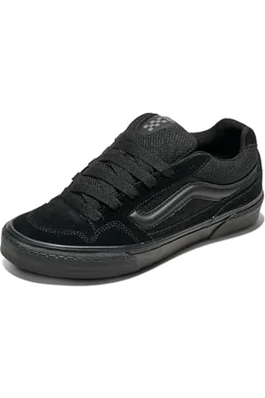 Vans Homme Caldrone Basket, Suede/Mesh Black/Black, 44.5 EU