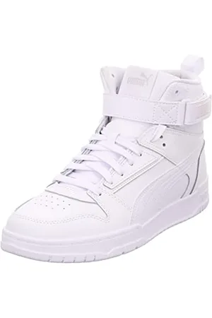 PUMA Unisex Rbd Game Baskets, White White Team Gold, 43 EU