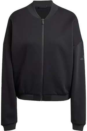 adidas Femme Essentials Contemporary Logo Bomber Jacket, Black, M