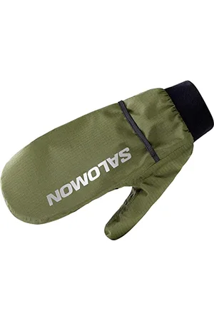 Salomon Gants Bonatti Waterproof Unisexe, avec Moufle Rabattables, pour La Course à Pied, Randonné et Marche, Forest Night, M/L