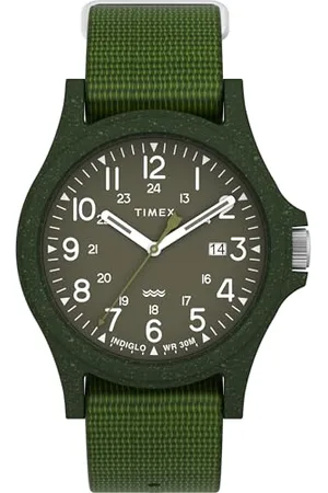 Timex Trend Montre pour hommes, 40 mm, bracelet de fixation écologique, simple couche, cadran , boîtier TW2V96000