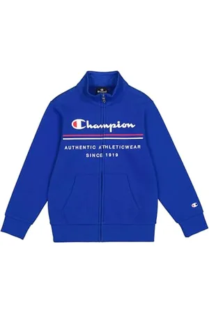 Champion Legacy Graphic Shop B (306840) -Ultra-Light Soft Compact Powerblend Fleece Full-Zip Sweat-Shirt à Capuche de Yoga, , 5-6 Years Garçon