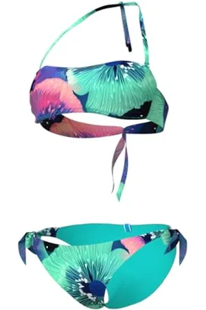Arena Maillot de Bain 2 pièces Bandeau Water Print pour Femmes