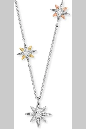 Engelsrufer Collier pour femme en argent sterling avec trois pendentifs en forme d