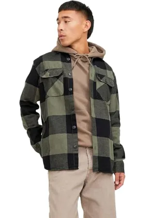 JACK & JONES Jjedarren Surchemise Ls Noos Chemise à Manches Longues, , L Homme