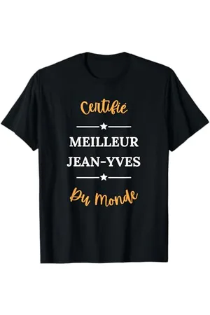Cadeau humour prénoms drôle Humour Jean-Yves prénom meilleur Jean-Yves T-Shirt