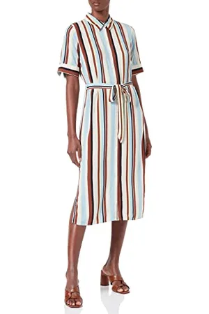 TOM TAILOR 1031312 Robe Midi Imprimé Allover Femme , ,XXL