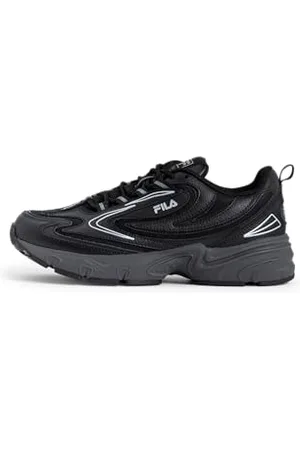 Fila Homme Actix Basket, Noir/argenté, 43 EU