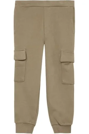 QS by s.Oliver Junior 2156685 Pantalon de Jogging avec Taille élastique et Poches Cargo, , 98 Garçon