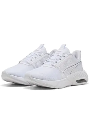 PUMA Mixte X-Cell Nova FS Chaussure de Course sur Route, White Silver, 43 EU