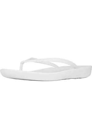 FitFlop Iqushion Ergonomic Flip-Flops - Tongs - Femme - Blanc (Urban White) -37 EU
