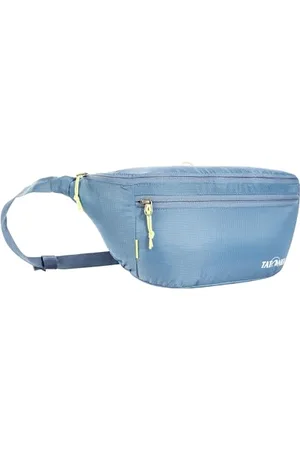 Tatonka Sac Banane Ilium L - avec Trois Poches zippées - pour Homme et Femme - L (37 x 16 x 10 cm), Bleu élément, L (37 x 16 x 10 cm), Sac Banane à Coupe étroite avec 3 Compartiments zippés
