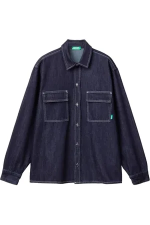Benetton Chemise 5sawuq051, , 3XL Homme