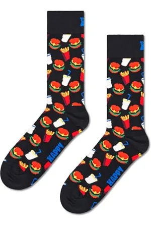 Happy Socks Chaussettes Hamburger, , M Unisex