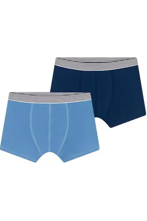 Petit Bateau A0CM6 Boxers, , 16 Ans (Lot de 2) Garçon