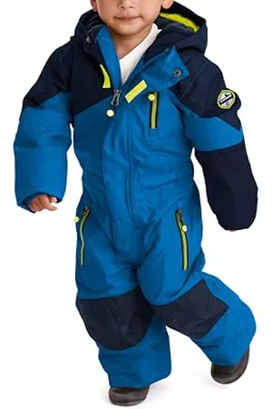 Killtec Enfants Combinaison de ski/combinaison de neige avec capuche et pare-neige Kesley Mini, royal, 98, 34353-000