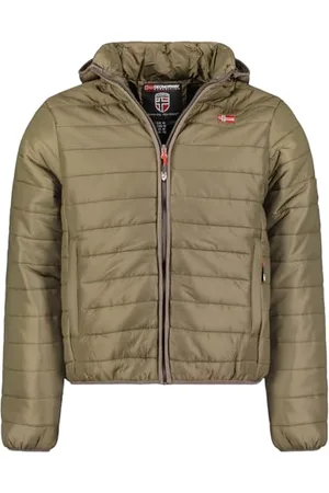 Geographical Norway Amigo Hood Boy Veste Coupe Vent Garcon Outdoor - Blouson Deperlant Manches Longues Enfant - Manteau Pluie Randonnee Saison Printemps Ete Automne Hiver ( 12 ans)