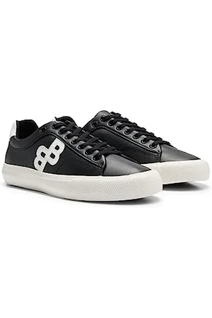 HUGO BOSS Hommes Aiden Tenn Baskets Basses avec détail Monogramme