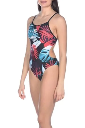 Arena Crazy Monkeys Maillot de Bain Une pièce MaxLife à Nouer dans Le Dos pour Femme