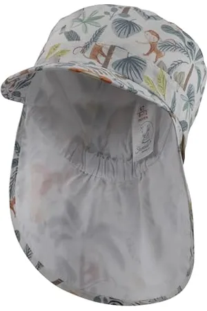 Sterntaler Schirmmütze mit Nackenschutz Dschungel, Casquette à visière avec protège-Nuque Jungle Mixte,