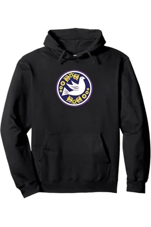 Hip Pennsylvania Dutch White Dove Peace Distelfink Panneau hexagonal Sweat à Capuche