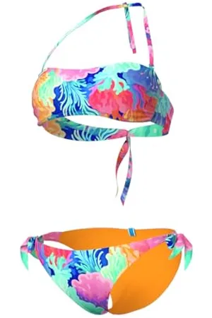 Arena Maillot de Bain 2 pièces Bandeau Water Print pour Femmes