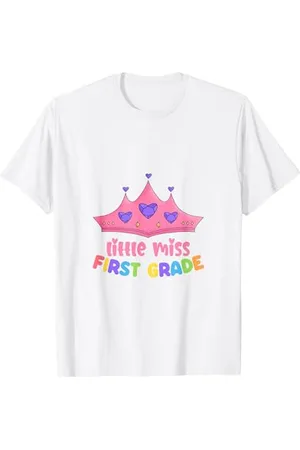 BACK TO SCHOOL Couronne Little Miss First Grade T-Shirt