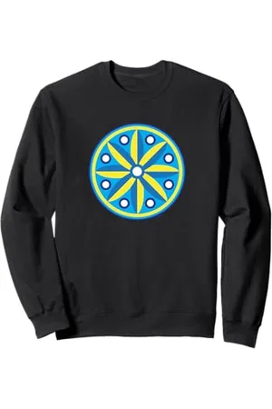 Hip Art folklorique néerlandais Fraktur Hex Barn Star de Pennsylvanie Edelweiss Sweatshirt