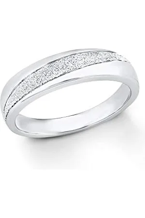 Amor Bague pour femme de la marque en argent 925, 58 (18,5), Métal, Sans