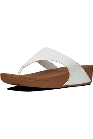 FitFlop Sandales Lulu en cuir femme, Blanc (Urban White 024), 38 EU