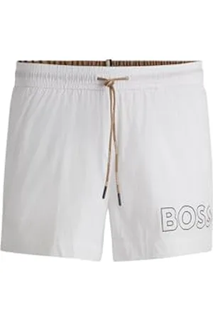 HUGO BOSS Hommes Mooneye Short de Bain à séchage Rapide avec Logo contouré