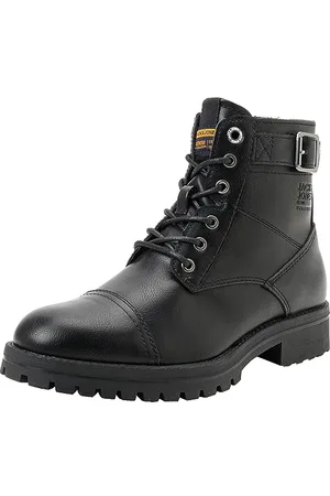 JACK & JONES Homme Jfwelton Bottes Bottines à Lacets en polyuréthane, , 40 EU