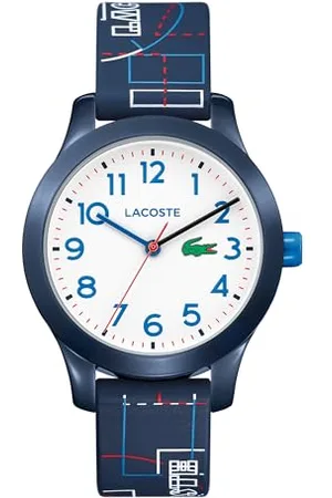 Lacoste Montre Analogique à Quartz pour Enfants Collection .12.12 Kids avec Bracelet en Silicone Marin - 2030008