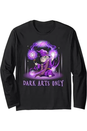 Grumpy Cat Wizard - Dark Arts uniquement Manche Longue