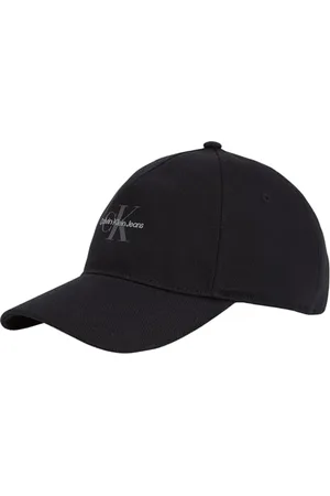 Calvin Klein Casquette Homme Mono Logo Panel en Coton, Noir (Black), Taille Unique