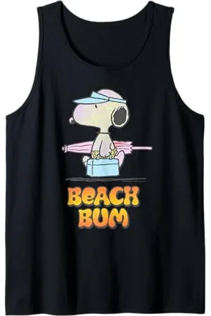Peanuts Snoopy Beach Bum Retro Summer Holiday Vintage Débardeur