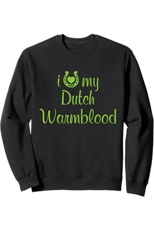 Hip Entraîneur équestre I Love My Dutch Warmblood Horse Sweatshirt