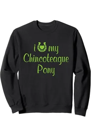 Hip Entraîneur équestre I Love My Cincoteague Pony Horse Sweatshirt