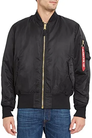 Alpha Industries Homme Ma-1 Manteau, (Black), M EU