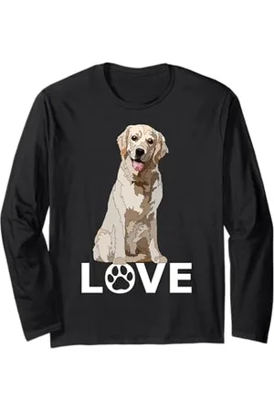 Raf THE ARTIST Designs Yellow Lab Love, amoureux du Golden Labrador Retriever Manche Longue
