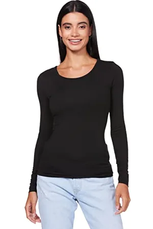 ONLY Onllive Love Life L/s Oneck Top Noos JRS T-Shirt, , M Femme