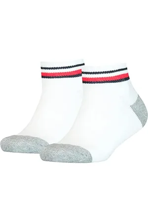 Tommy Hilfiger Quarter Chaussettes, , 39/42 (Lot de 2) Enfant Unisexe