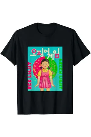Squid Game Feu rouge et feu vert T-Shirt
