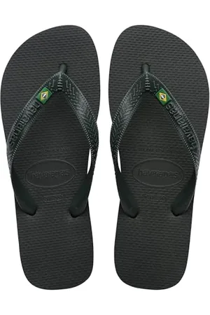 Havaianas Tongs unisexe Top Brasil, vert olive, 37/38 EU, vert olive, 4.5/5 UK