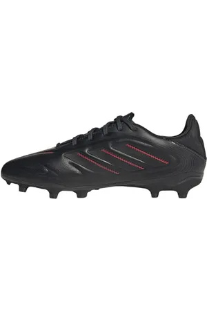 adidas Mixte Copa Pure III League FG/MG Football Boots Kids Basket, Core Black/Carbon/Lucid Red, 36 EU
