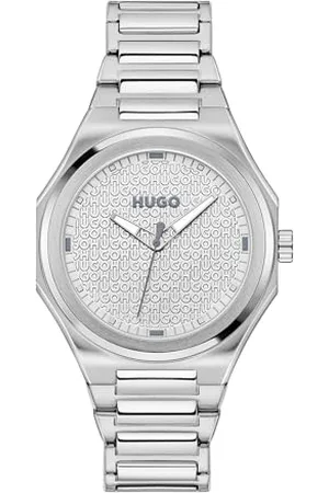 HUGO BOSS Montre à Mouvement à Quartz Trois Aiguilles pour Femme Collection #Grail for Her avec Bracelet en Acier Inoxydable