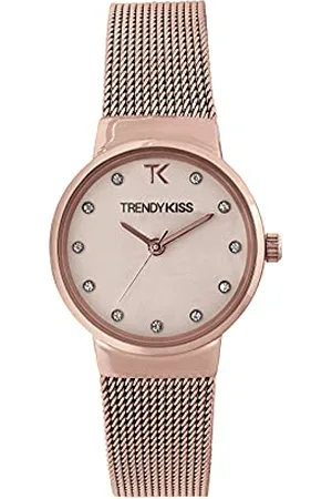 Trendy Kiss Femmes Analogique Quartz Montre avec Bracelet en Acier Inoxydable TMRG10065-05