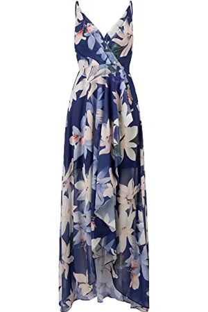 Apart ApartFashion Robe, Bleu Marine Multicolore, 42 Femme